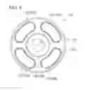Fig. 08 - Gas turbine combustor base plate configuration