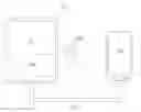 Fig. 01 - Extended LED panel, mobile device and method for interaction and communication via an external LED panel