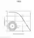 Fig. 09 - Back illuminated photo detector and optical receiver module having a center portion of an exposed contact portion located on an optical axis of light