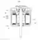Fig. 02 - Stator insulator with protrusions for mounting bus bar
