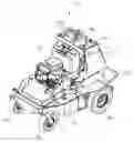 Fig. 01 - Integrated jack stand for aerator