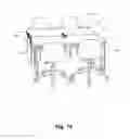 Fig. 15 - Table and lectern furniture system