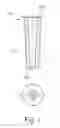 Fig. 02 - Granule reactor for treating polluting agents present in particulate-containing industrial gases, treatment apparatus comprising said reactor and method of treatment implemented by said apparatus