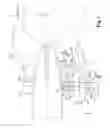 Fig. 02 - Aircraft engine assembly comprising a pylon leading edge incorporated with an annular row of unfaired after-guide vanes
