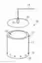 Fig. 01 - Gas inlet for an ion thruster