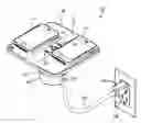 Fig. 01 - Worksurface-mounted wireless charging grommet
