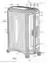 Fig. 02 - Luggage case having surface features providing enhanced strength