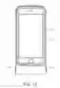 Fig. 13 - Protective case for an electronic device with a docking receptacle for a wireless peripheral device