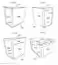 Fig. 08 - System and method for flat packed furniture to enable reuse of packaging materials