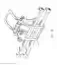 Fig. 31 - Splined hub with locking latch for a rack arrangement mountable to a motor vehicle