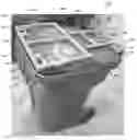 Fig. 01 - Bear-resistant waste disposal containers