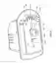Fig. 05 - HVAC actuator with range adjustment