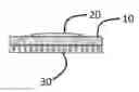 Fig. 01 - Method for measuring the thickness of a layer of rubber-like material