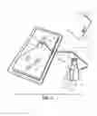Fig. 03 - Retractable wall mounted electrical plug for charging communication devices