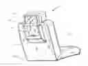 Fig. 01 - Vehicle entertainment table unit and cradle