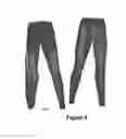 Fig. 08 - Performance garment having a realistic visual effect of abraded denim