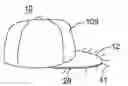 Fig. 01 - ASSEMBLY FOR A CAP WITH AN ILLUMINATED PLASTIC BILL