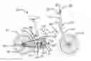 Fig. 01 - Folding system for bicycle steering tube