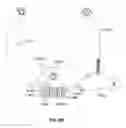 Fig. 43 - Multicopter-assisted system and method for launching and retrieving a fixed-wing aircraft