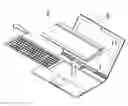 Fig. 01 - Detachable keyboard structure