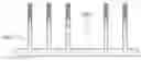 Fig. 01 - Fin patterns with varying spacing without fin cut