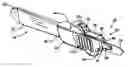Fig. 01 - Scalpel handle having a blade shield utilizing over center spring