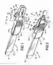 Fig. 02 - Scalpel handle having a blade shield utilizing over center spring