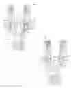 Fig. 49 - Snap-on multi-planar and mono-planar receiver assemblies having integral and multi-part multipurpose positioners for pivoting and non-pivoting retainers