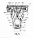 Fig. 09 - Shaver's handle with a lock and release mechanism for engaging and disengaging a razor cartridge
