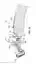 Fig. 16 - Shaver's handle with a lock and release mechanism for engaging and disengaging a razor cartridge