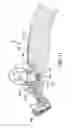 Fig. 17 - Shaver's handle with a lock and release mechanism for engaging and disengaging a razor cartridge