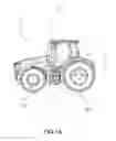 Fig. 02 - TRACTOR WITH MOVABLE MUDGUARD DEVICE