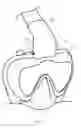 Fig. 08 - DIVING AND SNORKELING MASK STRUCTURE