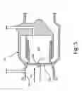 Fig. 06 - Inline pressure regulating valve assembly with inlet pressure bias