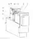 Fig. 01 - Locking and emptying system of refill cartridge containing nutrients or chemicals