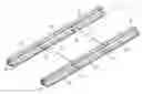 Fig. 01 - Guide rails for mobile drilling rig