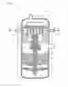 Fig. 02 - Scroll compressor having injection ports provided in outer circumferential surface between opening ends of communication paths and inlet ports for injecting liquid refrigerant in direction toward the inlet ports