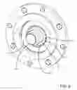 Fig. 08 - Spring applied, hydraulically released wheel-mount brake having improved stationary disc support
