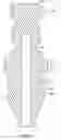 Fig. 10 - Adapter for mounting a cylinder for a fluid powered linear actuator to a fluid channel