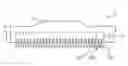 Fig. 01 - Applicator comb for gel electrophoresis