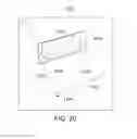 Fig. 19 - Graphic overlay for measuring dimensions of features using a video inspection device