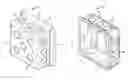 Fig. 01 - Molded box cover for fire and acoustical sealing of electrical boxes