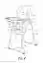 Fig. 02 - Convertible high chair