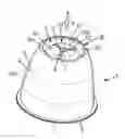 Fig. 01 - Container for food product having a manually operable actuating member