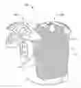 Fig. 01 - Impact-attenuation sub-layer for a shoulder-pad system