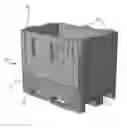 Fig. 01 - Bulk container with interlocking features