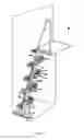 Fig. 09 - Vertically oriented ladder apparatus for allowing a climber to adopt an improved climbing stance in use