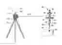 Fig. 01 - Handheld measuring aid with a 3-axis joint connection and a spherical encoder