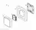 Fig. 01 - Multi piece HVAC controller housing with latches and guiding features