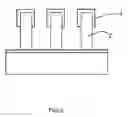 Fig. 04 - Electronic device with a wire element extending from an electroconductive layer comprising zirconium carbide or hafnium carbide